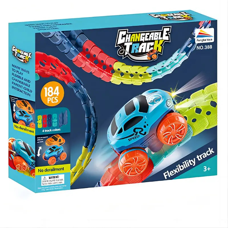 GravityRacer - Educational Kids Changeable Track Car Set