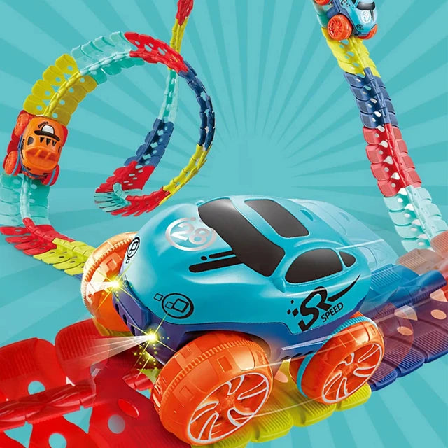 GravityRacer – Educational Kids Changeable Track Car Set