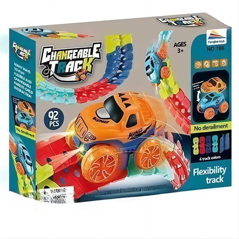 GravityRacer - Educational Kids Changeable Track Car Set