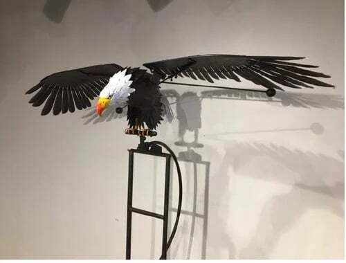 Handmade Flying Eagle Garden Stake