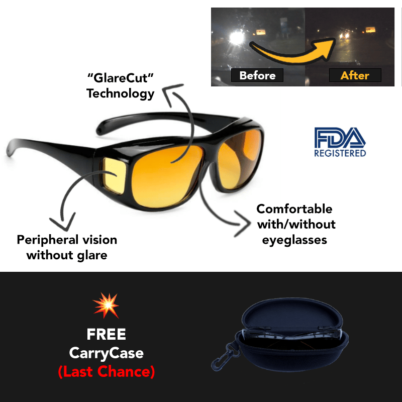 Headlight Glasses with "GlareCut" Technology