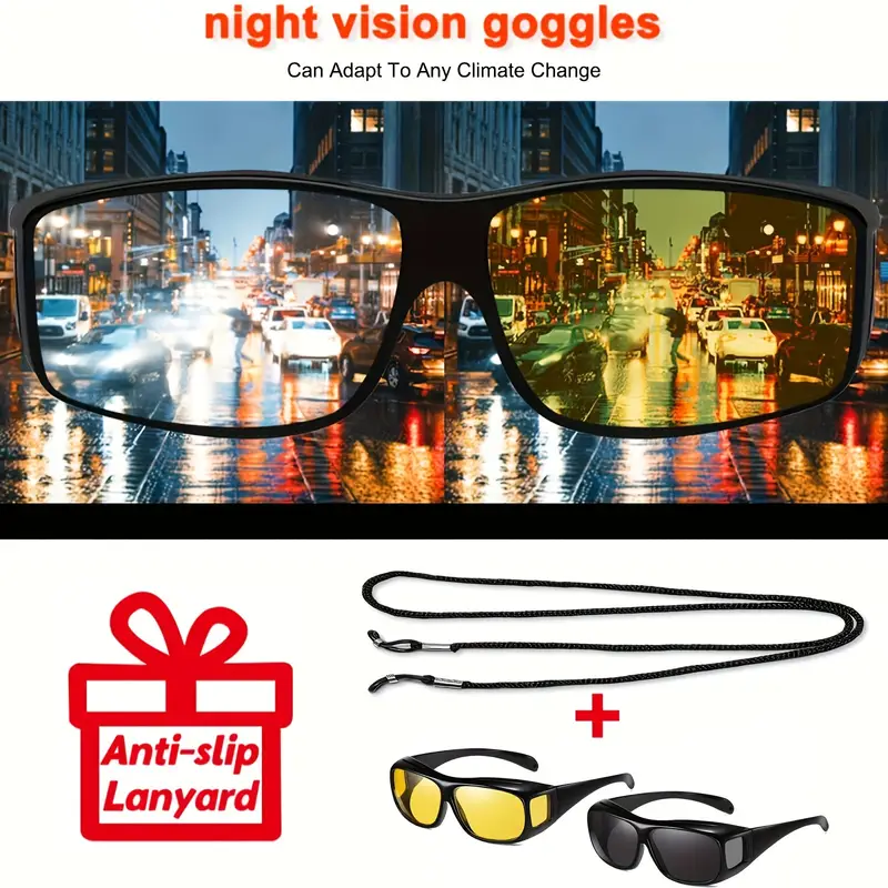 Headlight Glasses with "Glarecut" Technology (Drive Safely at Night)