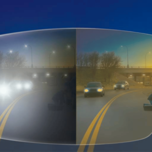 Headlight Glasses with "GlareCut" Technology