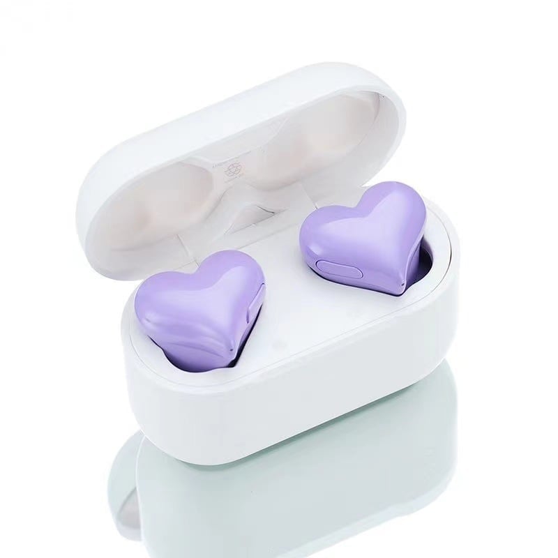 Heart Macaron Bluetooth Earbuds