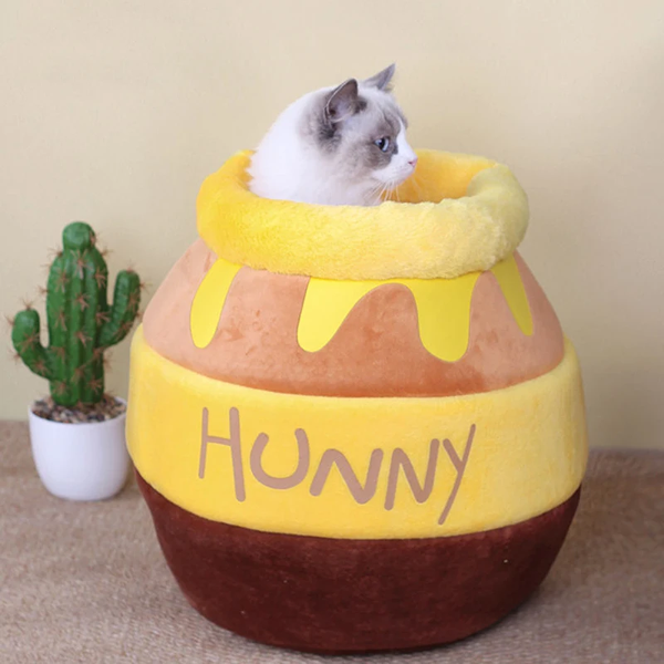 Honey Jar Cat Bed