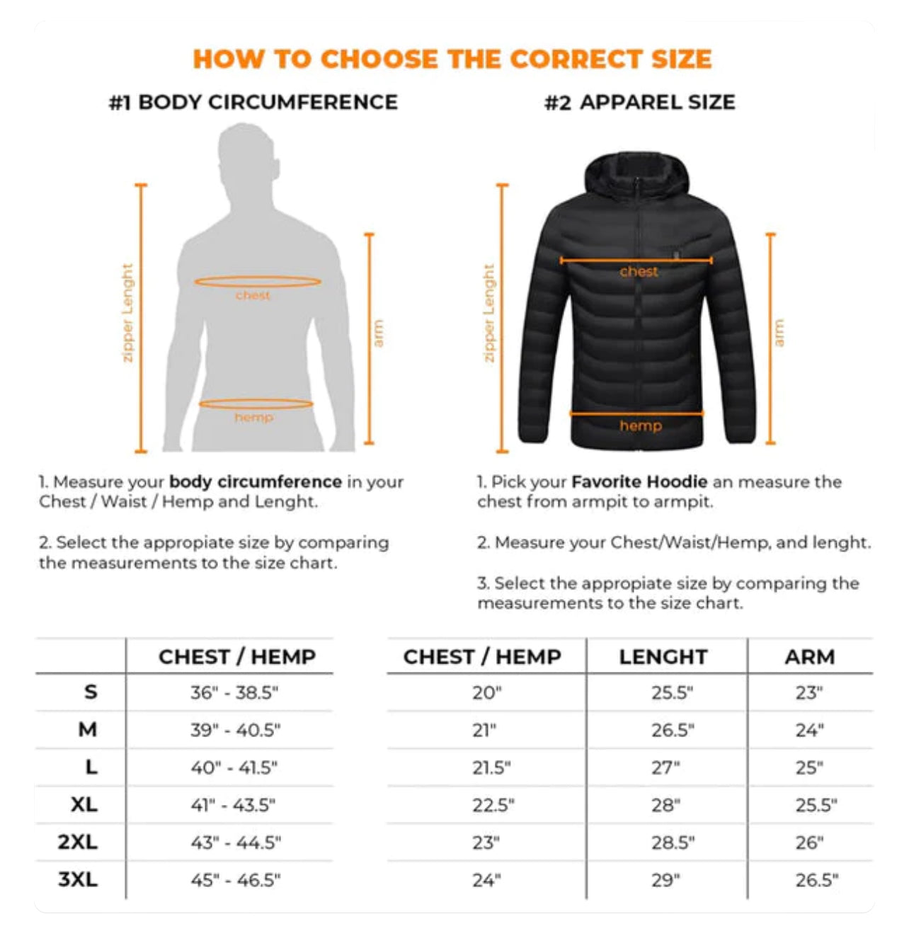 HOT JAX Electric Thermal Winter Jacket