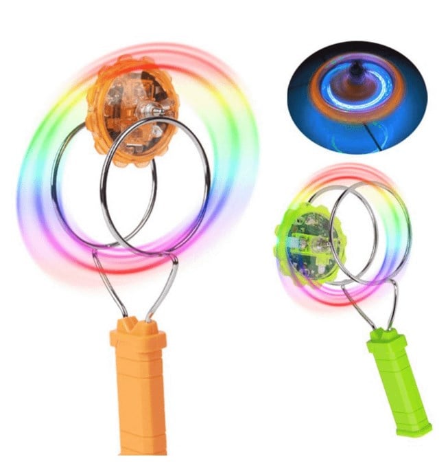 HOT SALE - Creative LED Light Luminous Fidget Spinner Magnetic Gyro