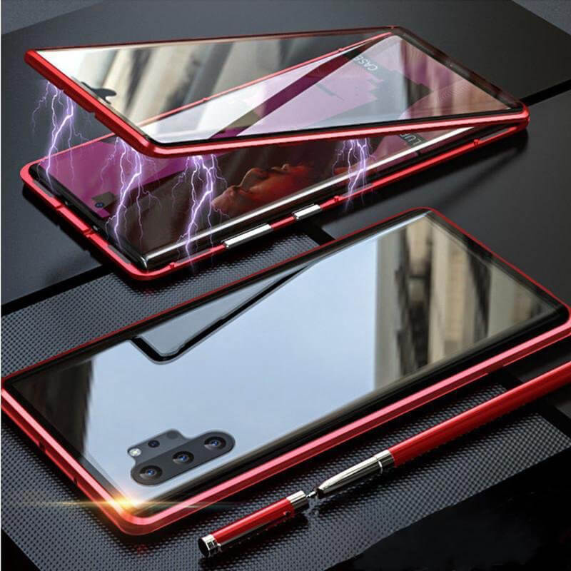 Hot Sale - Magnetic Tempered Glass Double-sided Phone Case For Samsung