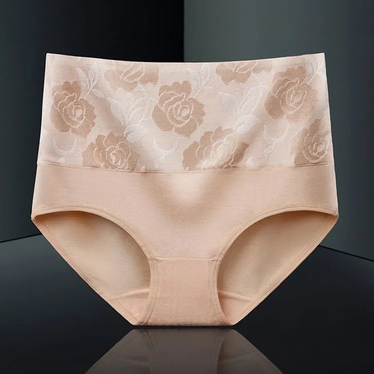 (Hot Sale 49% OFF) – Cotton High Waist Abdominal Slimming Hygroscopic Antibacterial Panties