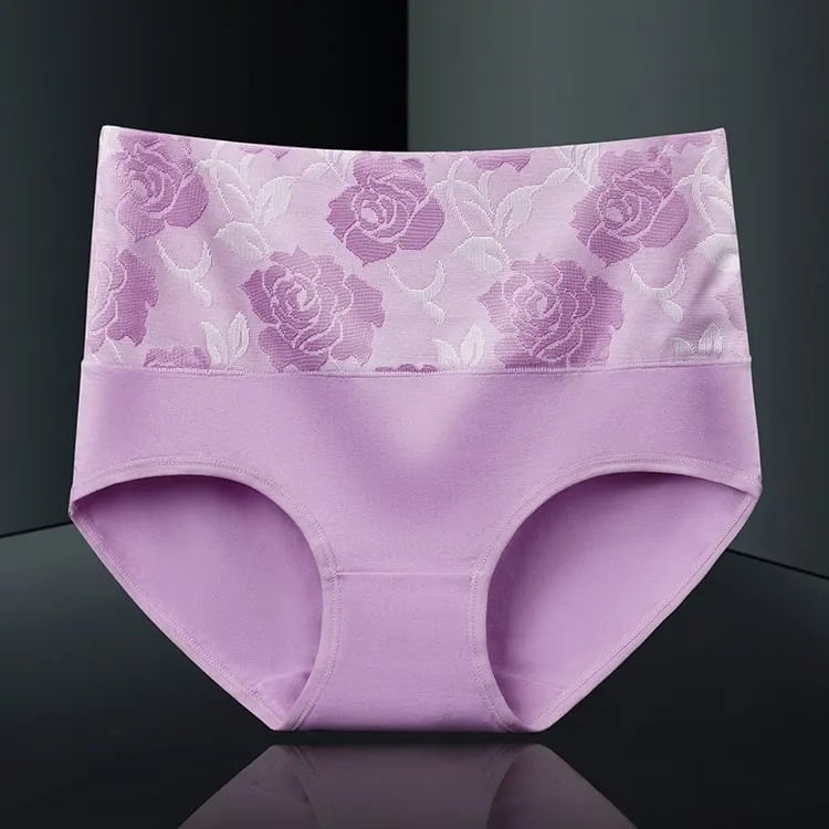 (Hot Sale 49% OFF) - Cotton High Waist Abdominal Slimming Hygroscopic Antibacterial Panties