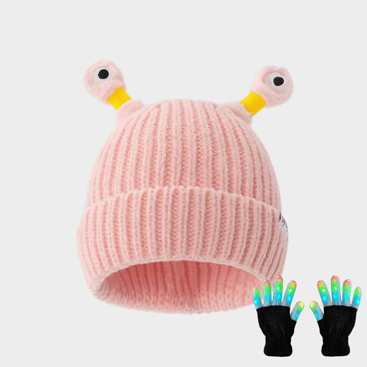 HOT SALE 49% OFF - Winter Parent-Child Cute Glowing Little Monster Knit Hat