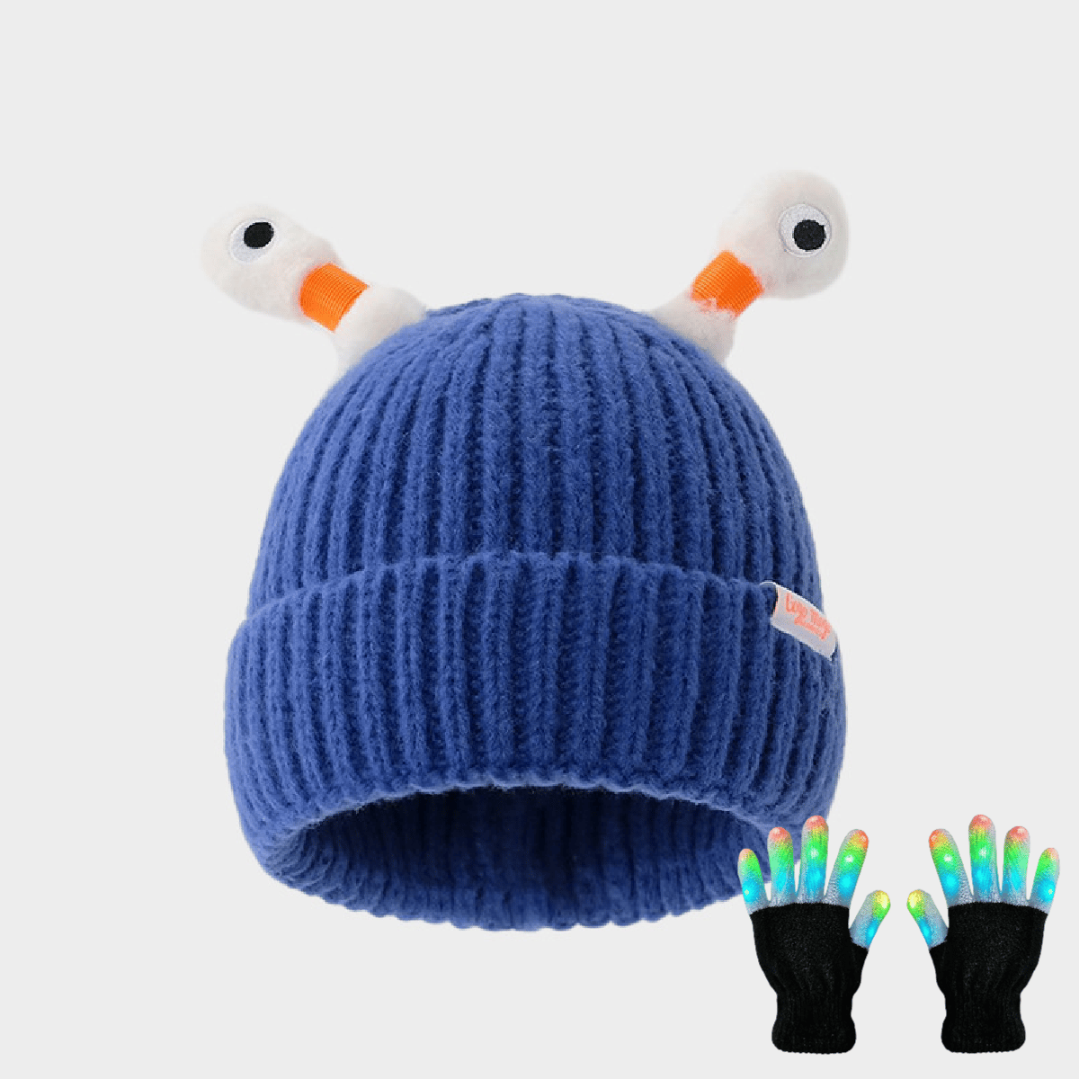 HOT SALE 49% OFF - Winter Parent-Child Cute Glowing Little Monster Knit Hat