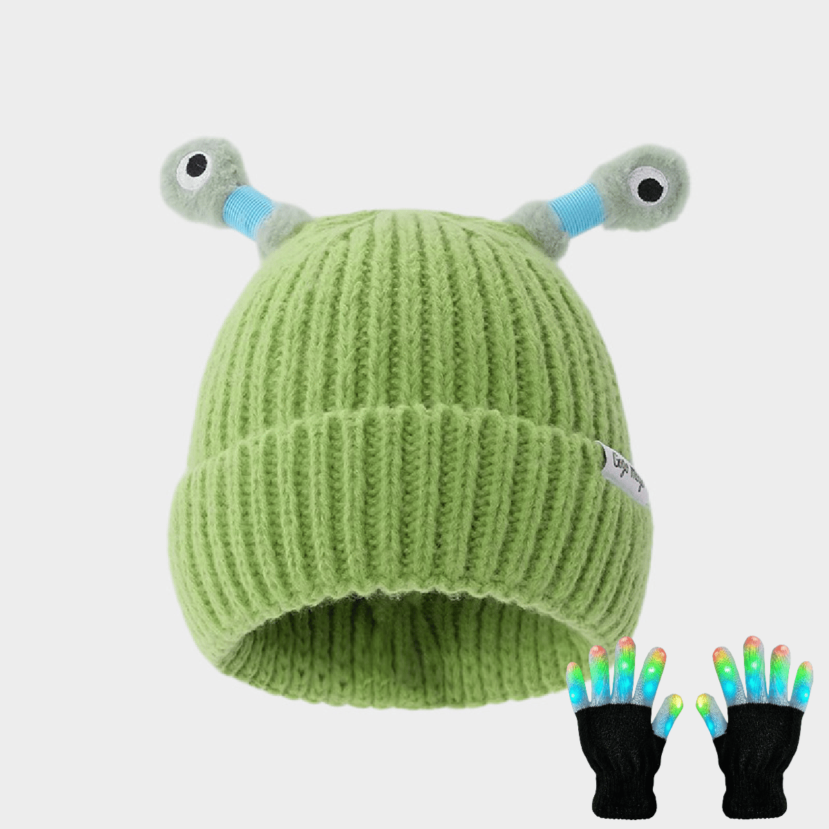 HOT SALE 49% OFF - Winter Parent-Child Cute Glowing Little Monster Knit Hat