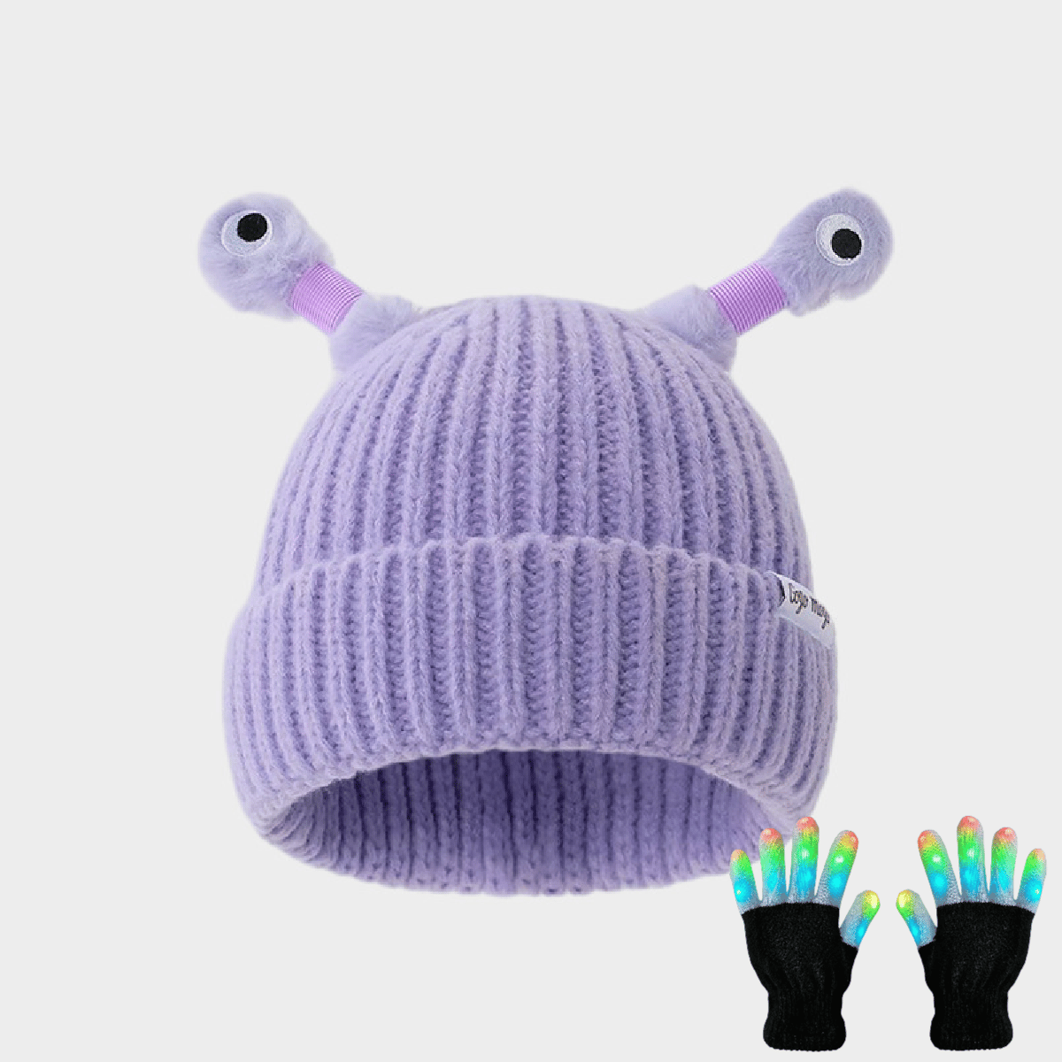 HOT SALE 49% OFF - Winter Parent-Child Cute Glowing Little Monster Knit Hat