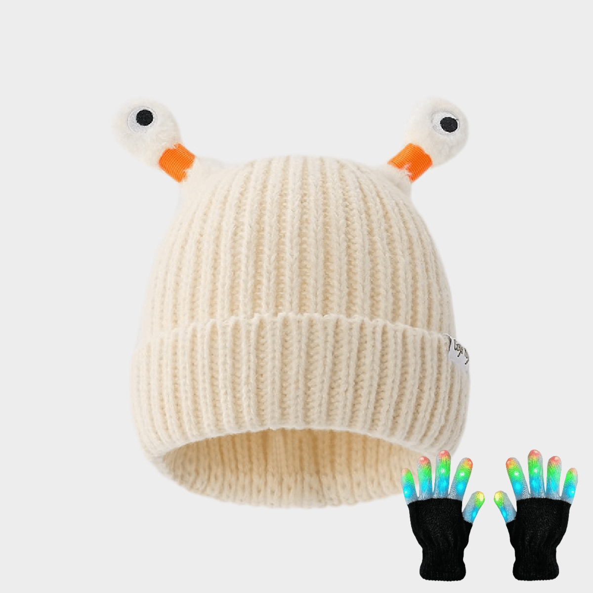 HOT SALE 49% OFF - Winter Parent-Child Cute Glowing Little Monster Knit Hat