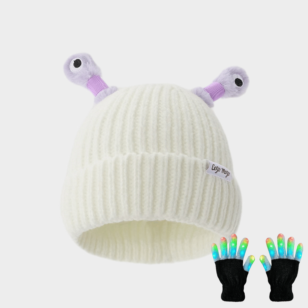 HOT SALE 49% OFF - Winter Parent-Child Cute Glowing Little Monster Knit Hat