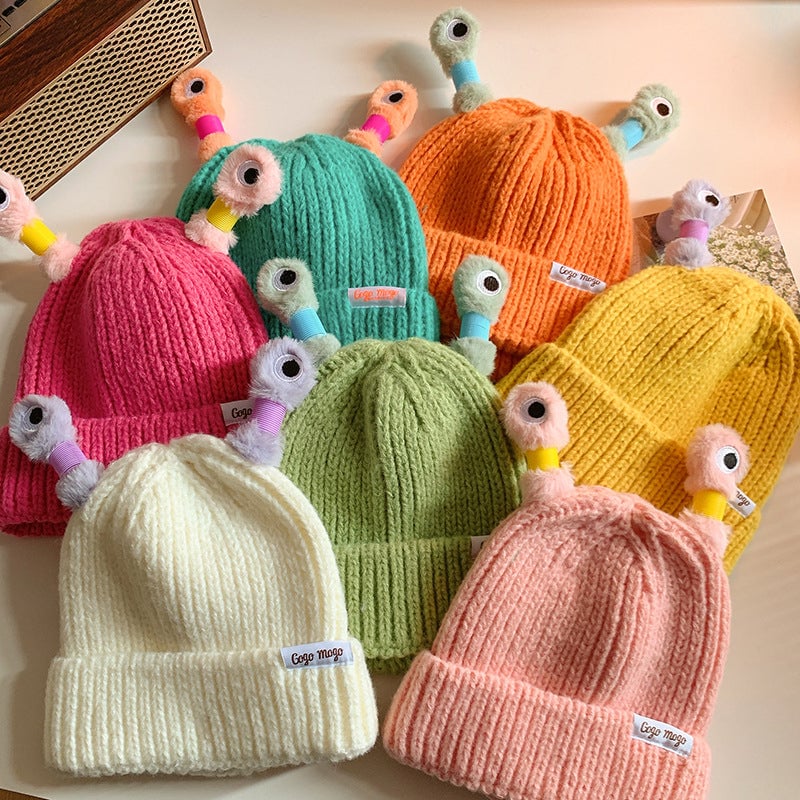 HOT SALE 49% OFF - Winter Parent-Child Cute Glowing Little Monster Knit Hat