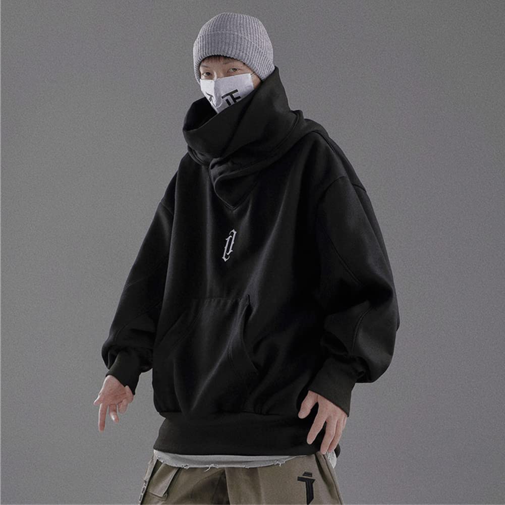 Hot Sale 50% OFF - Ninja Double Neckline Cotton Hip Hop Hoodie