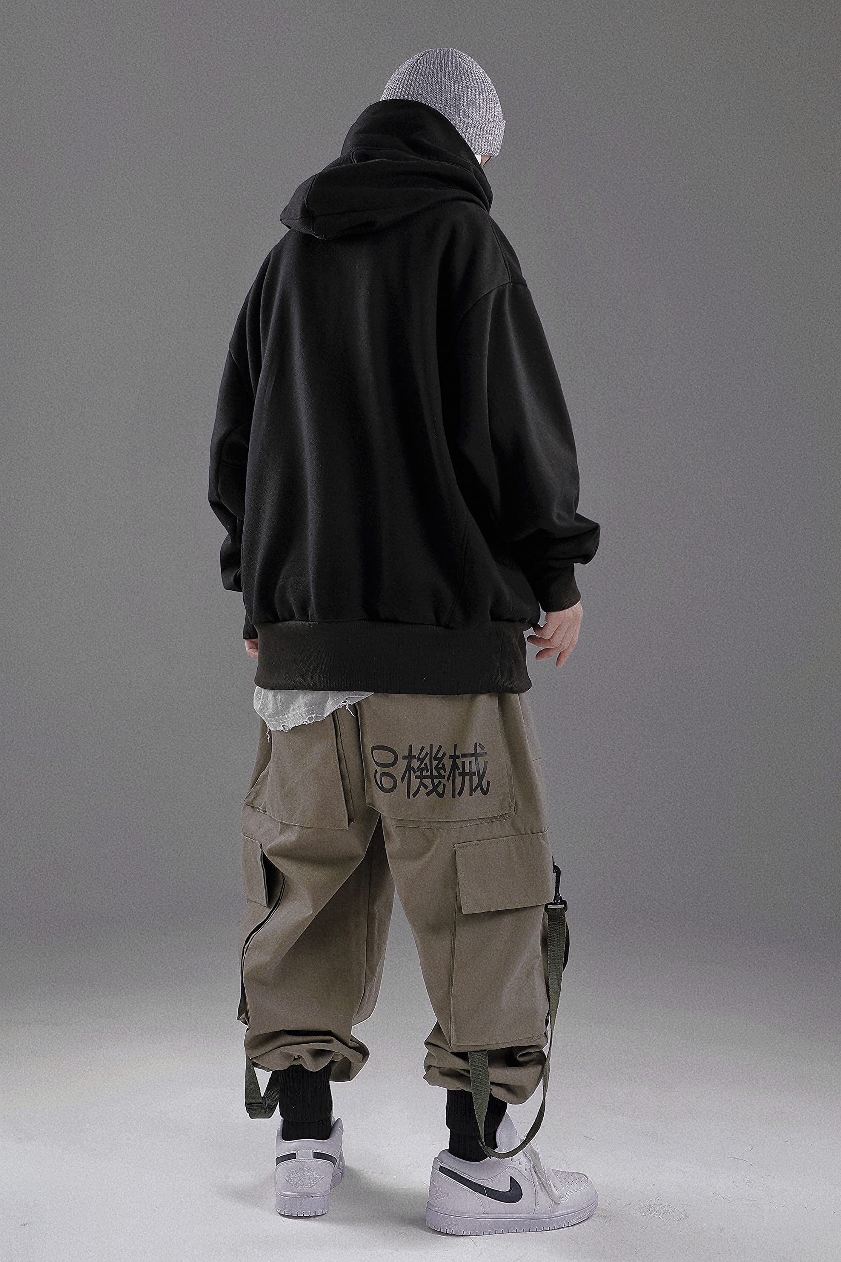 Hot Sale 50% OFF - Ninja Double Neckline Cotton Hip Hop Hoodie