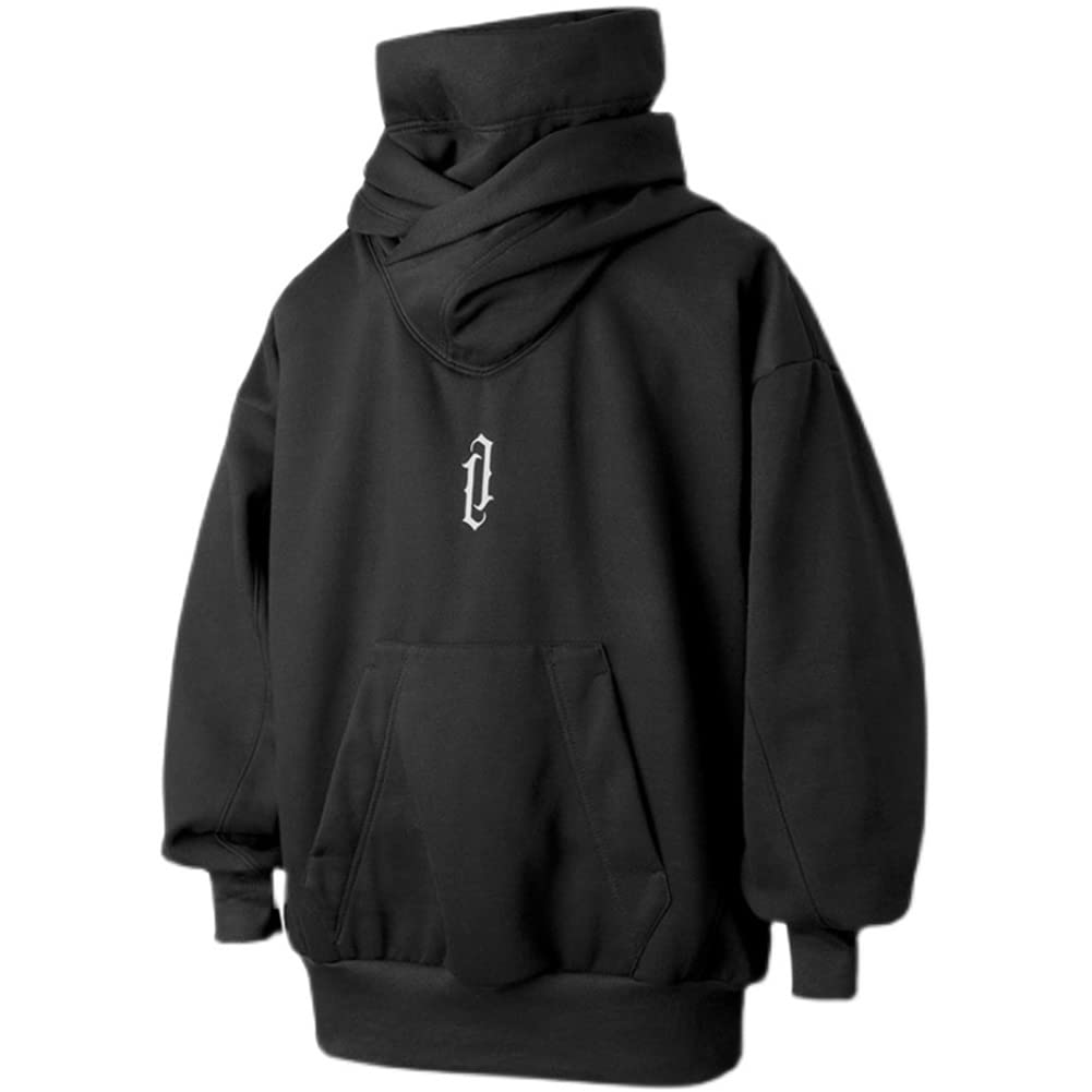 Hot Sale 50% OFF - Ninja Double Neckline Cotton Hip Hop Hoodie