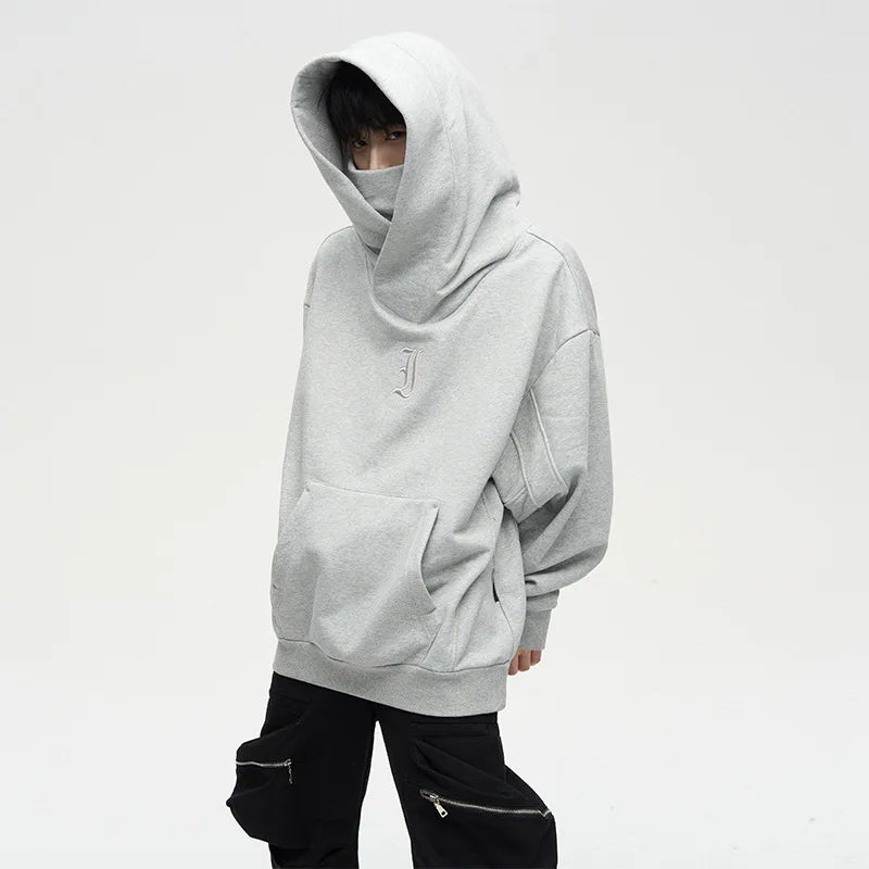 Hot Sale 50% OFF - Ninja Double Neckline Cotton Hip Hop Hoodie