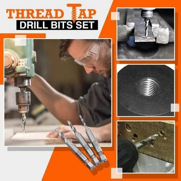 (HOT SALE NOW 48% OFF) -Thread Tap Drill Bits 6Pcs Set