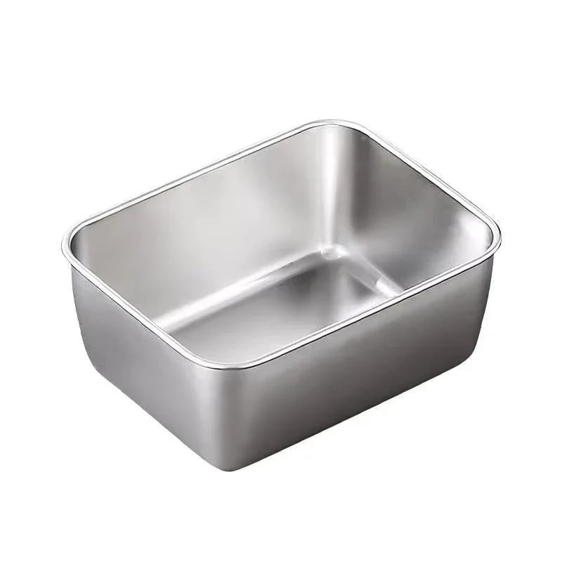 (HOT SALE NOW 49% OFF) - Stainless Steel Square Plate (With Lid)