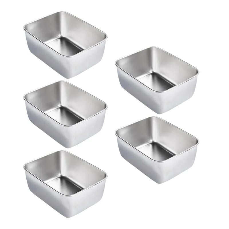 (HOT SALE NOW 49% OFF) - Stainless Steel Square Plate (With Lid)