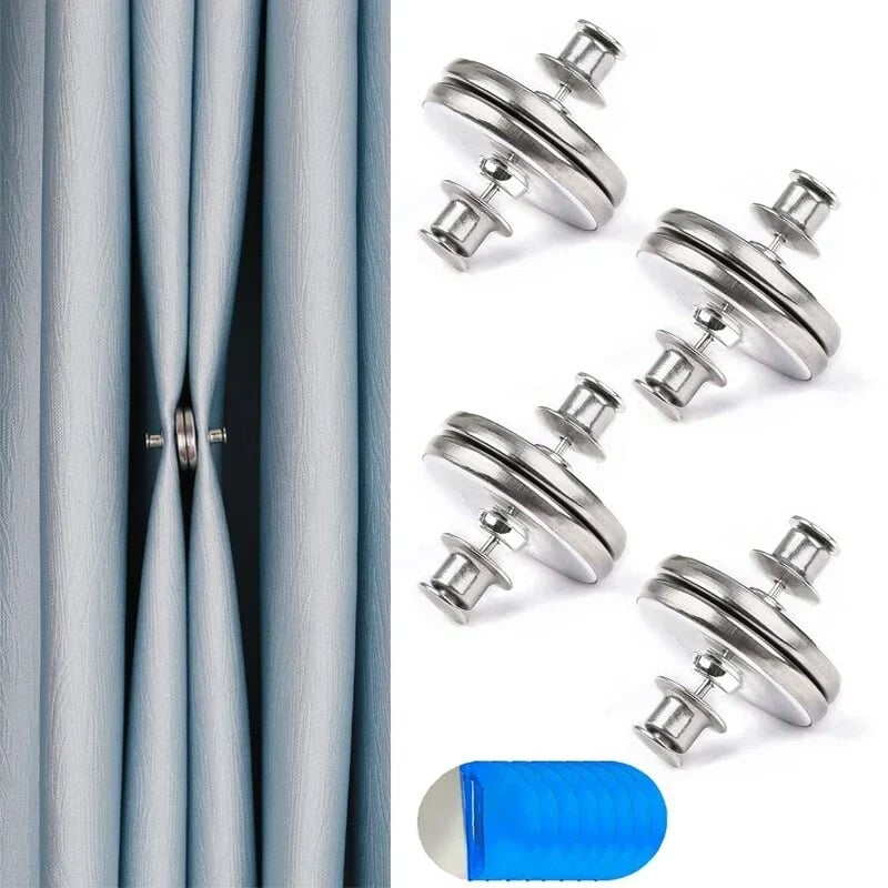 (HOT SALE NOW) Magnetic Curtain Clip (4 PCS/PACK ) & BUY MORE SAVE MORE