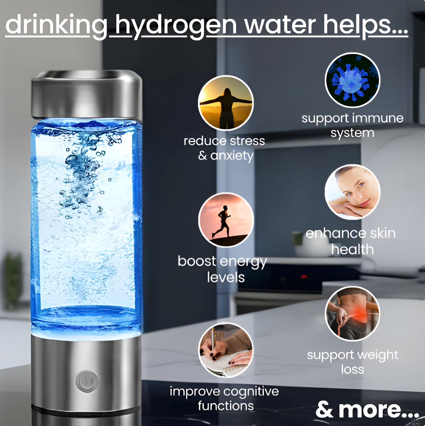 hydrogen water bottle