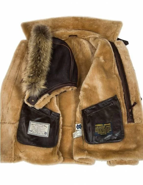 JACKET PILOT FROM SHEEPSKIN B -7 ARCTIC PARKA ART.208