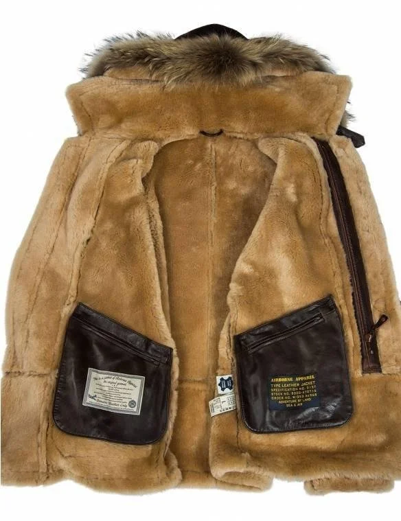 JACKET PILOT FROM SHEEPSKIN B -7 ARCTIC PARKA ART.208