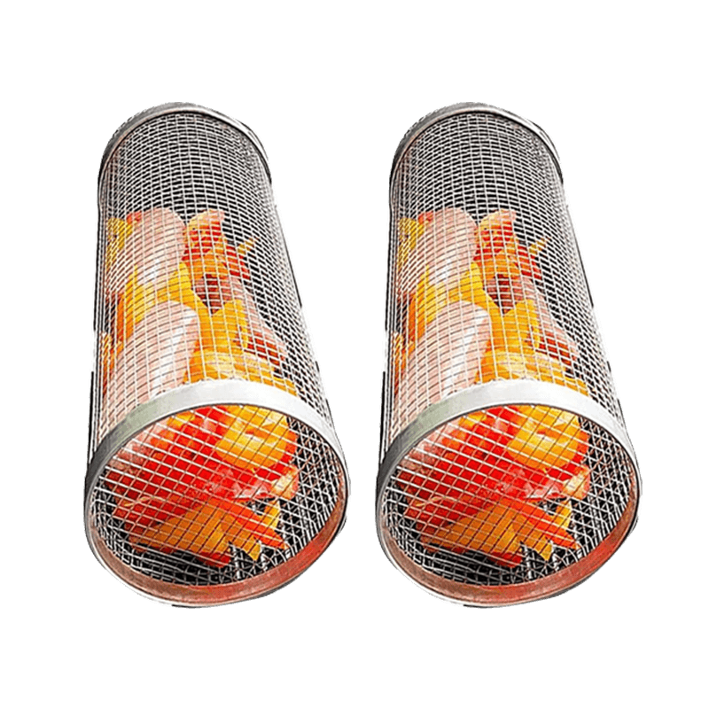 Joyhnny Rolling Grill Basket