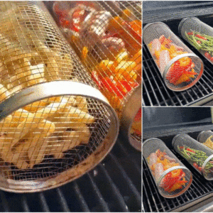 Joyhnny Rolling Grill Basket