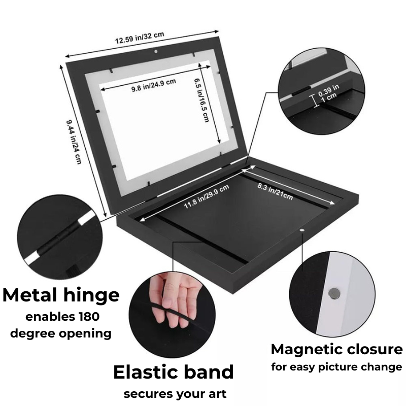 KiddoKlip - Picture Frame for up to 150 Pictures