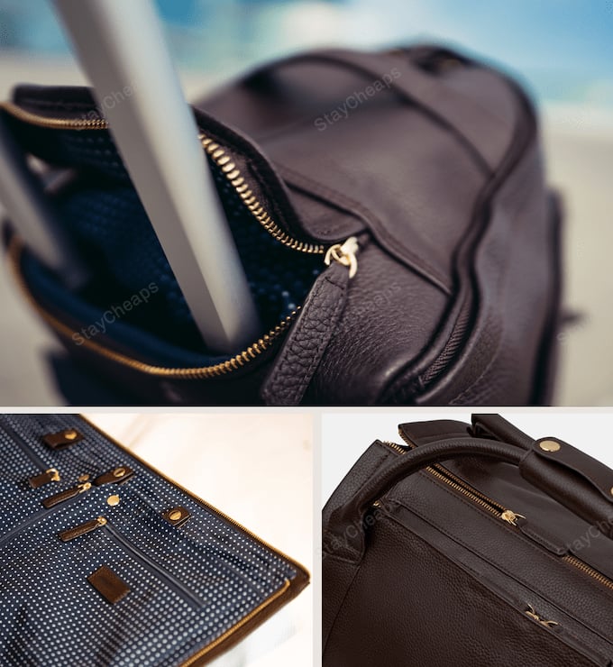 Brown-sleek LAST DAY 40% OFF - THE CONVERTIBLE DUFFLE GARMENT LUGGAGE