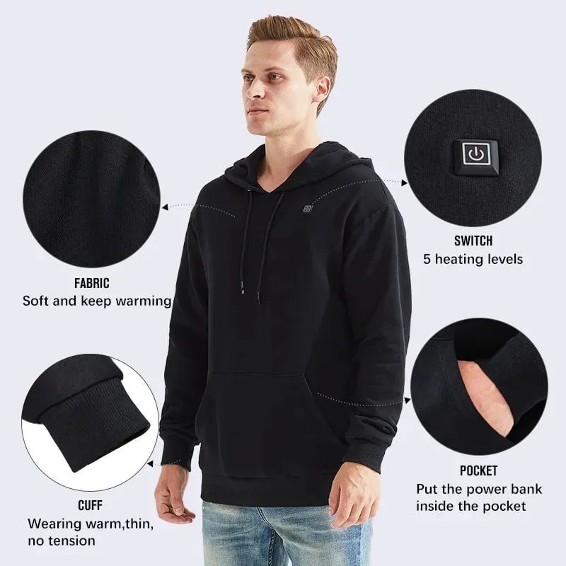 Last Day 49% OFF - Unisex Heated Hoodie