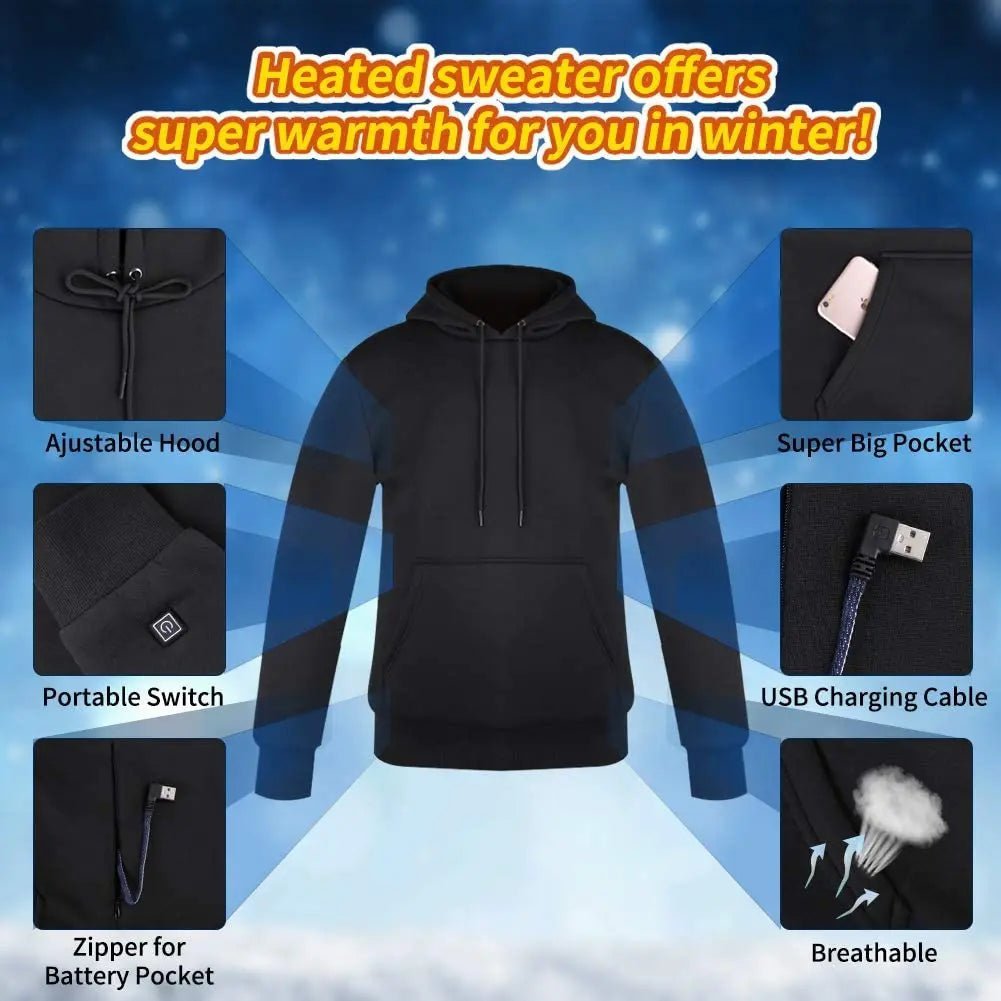 Last Day 49% OFF – Unisex Heated Hoodie