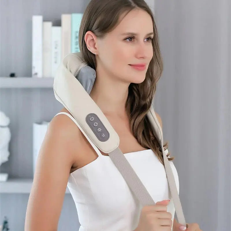 Last Day 50% OFF SootheMate – The New Neck And Shoulder Heat Massager