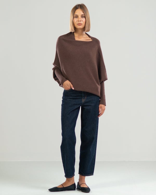 Last Day 69% OFF - Asymmetric Draped Jumper