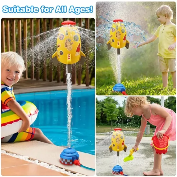 Last Day 70% OFF - Rocket Sprinkler - 2023 Summer Toy Outdoor Yard