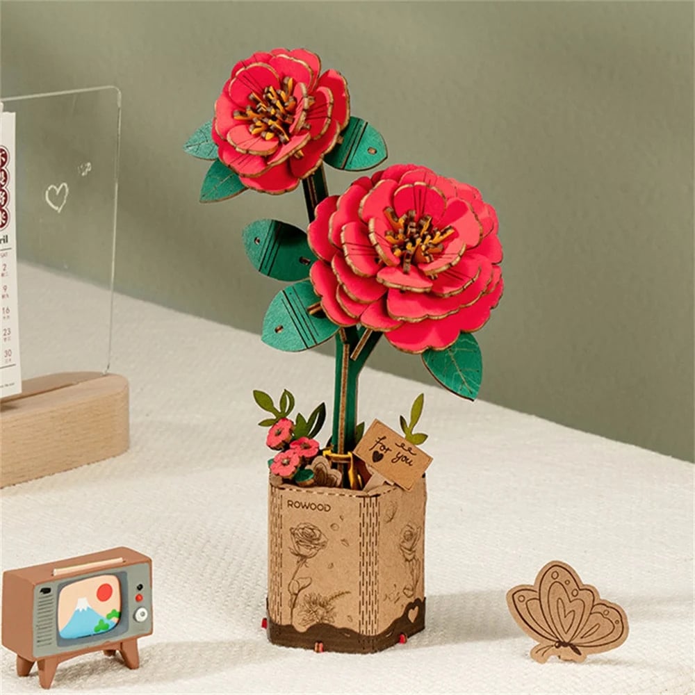 LAST DAY PROMOTION - SALE 49% OFF - Handmade DIY 3D Puzzle Flowers