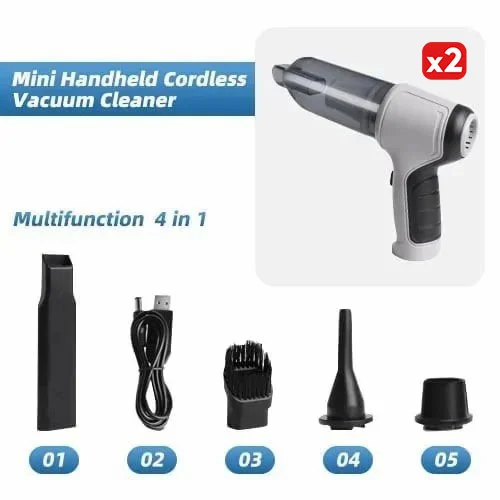 Last Day Promotion 50% OFF - Wireless Handheld Car Vacuum Cleaner