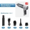 Last Day Promotion 50% OFF- gloretails - Wireless Handheld Car Vacuum Cleaner