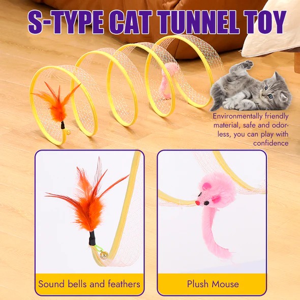 Last Sale 70% Off - Cat Tunnel Toy