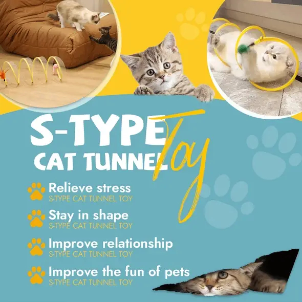 Last Sale 70% Off - Cat Tunnel Toy