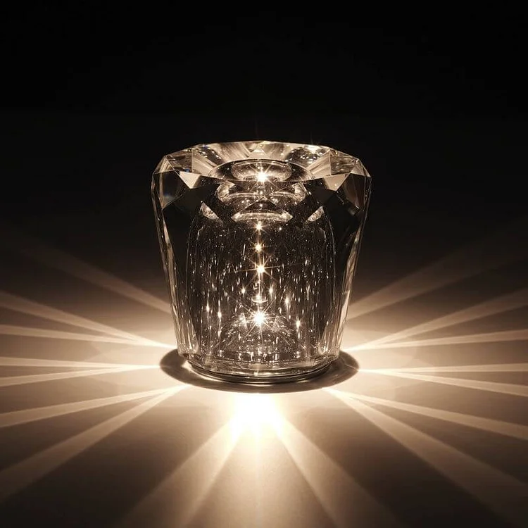 LED Crystal Wine Lamp