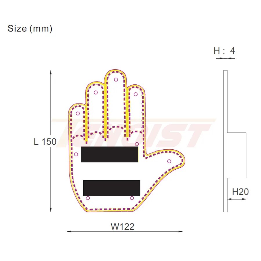 LED GESTURE PRO