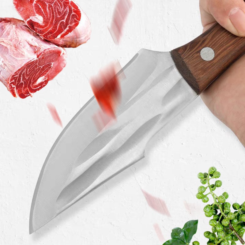 Limited Time Offer - Meat Cleaver Knife (with leather cover)