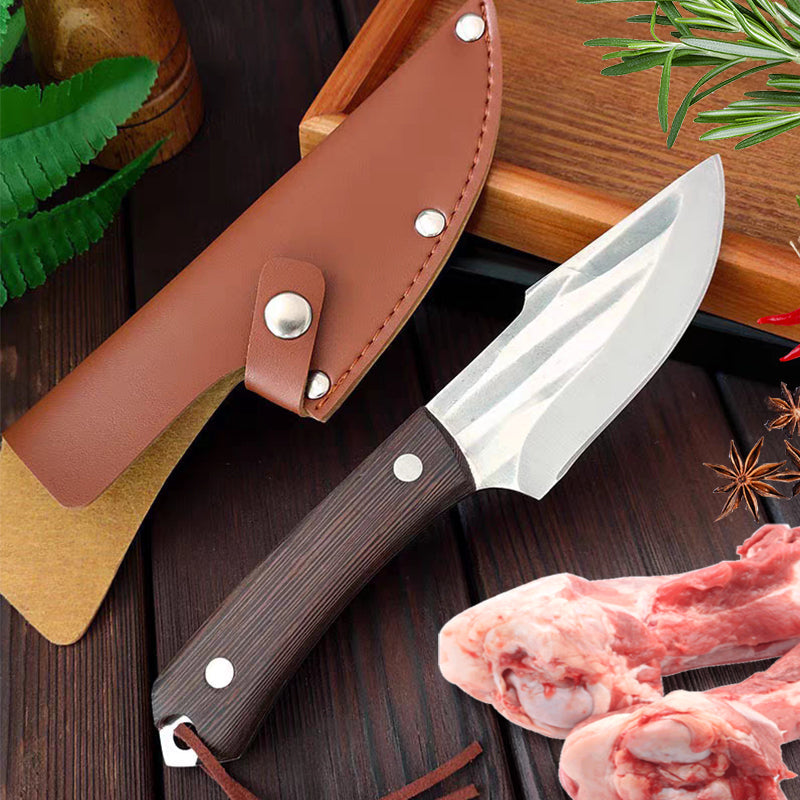 Limited Time Offer - Meat Cleaver Knife (with leather cover)